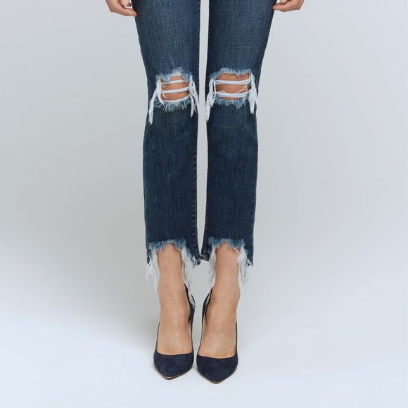 L'AGENCE High Line Skinny Jean in Destroyed Encina - Picture 3 of 8